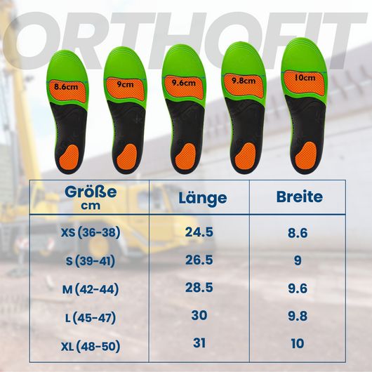 OFit - Einlagen für alle Schuhe (2 Stück für beide Füße)