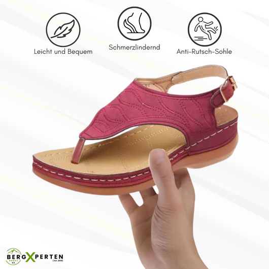 OrthoKomfort - ergonomische schmerzlindernde Komfort-Sandalen für Damen