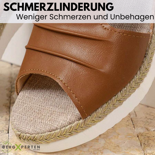 OrthoLuxe - ergonomische schmerzlindernde Sandalen für den Sommer