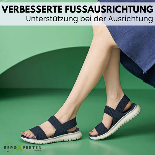 AdaptFit  - patentierte, orthopädische Sandalen mit 2-facher Fußgewölbeunterstützung