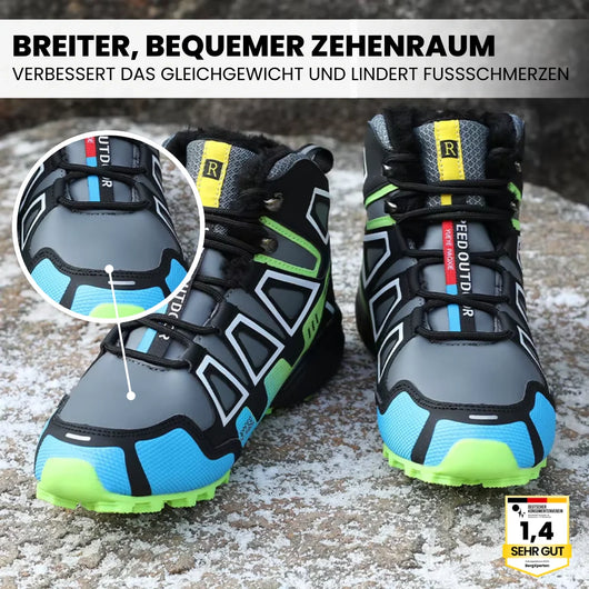 OrthoTrekking Pro - ergonomische schmerzlindernde Trekking u.-Wanderschuhe für Herbst und Winter