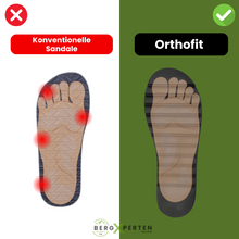 Lade das Bild in den Galerie-Viewer, Orthofit - ergonomische schmerzlindernde Sandalen
