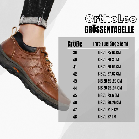 OrthoLeo - ergonomische schmerzlindernde Komfortschuhe - Unisex