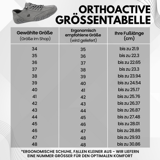 OrthoActive - ergonomischer & schmerzlindernder Barfußschuh für maximalen Komfort