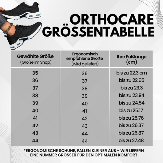 OrthoCare - ergonomische Schmerzlinderungs-Schuhe - Sonderaktion 1+1 Gratis