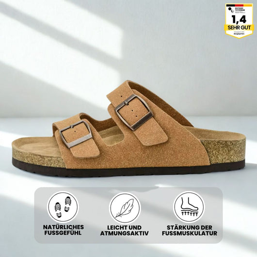 FeelFree - ergonomischen & rutschfeste Kork-Sandalen