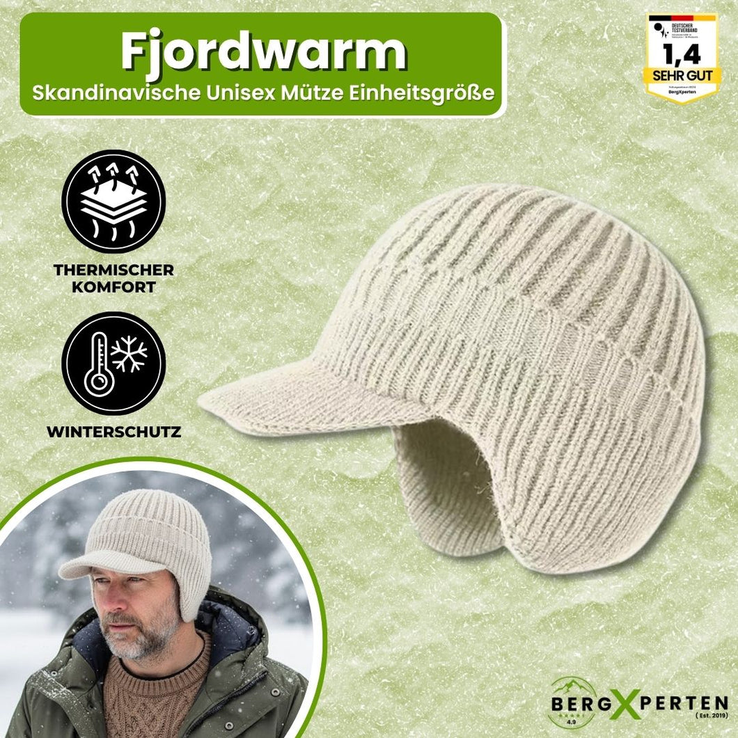 Fjordwarm – Skandinavische Wintermütze mit Ohrenschutz (Unisex-Einheitsgröße)