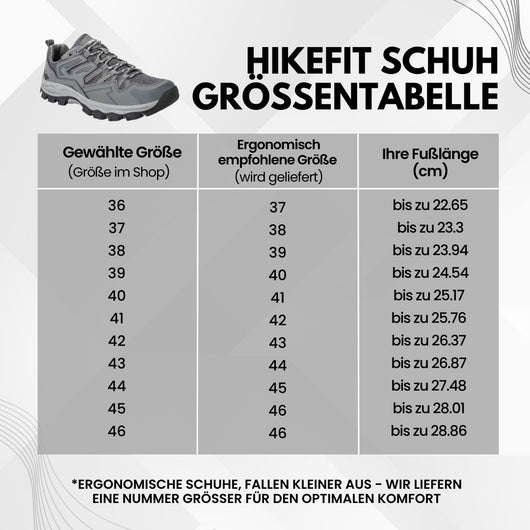 HikeFit - Ergonomischer, wasserdichter & rutschfester Wanderschuh