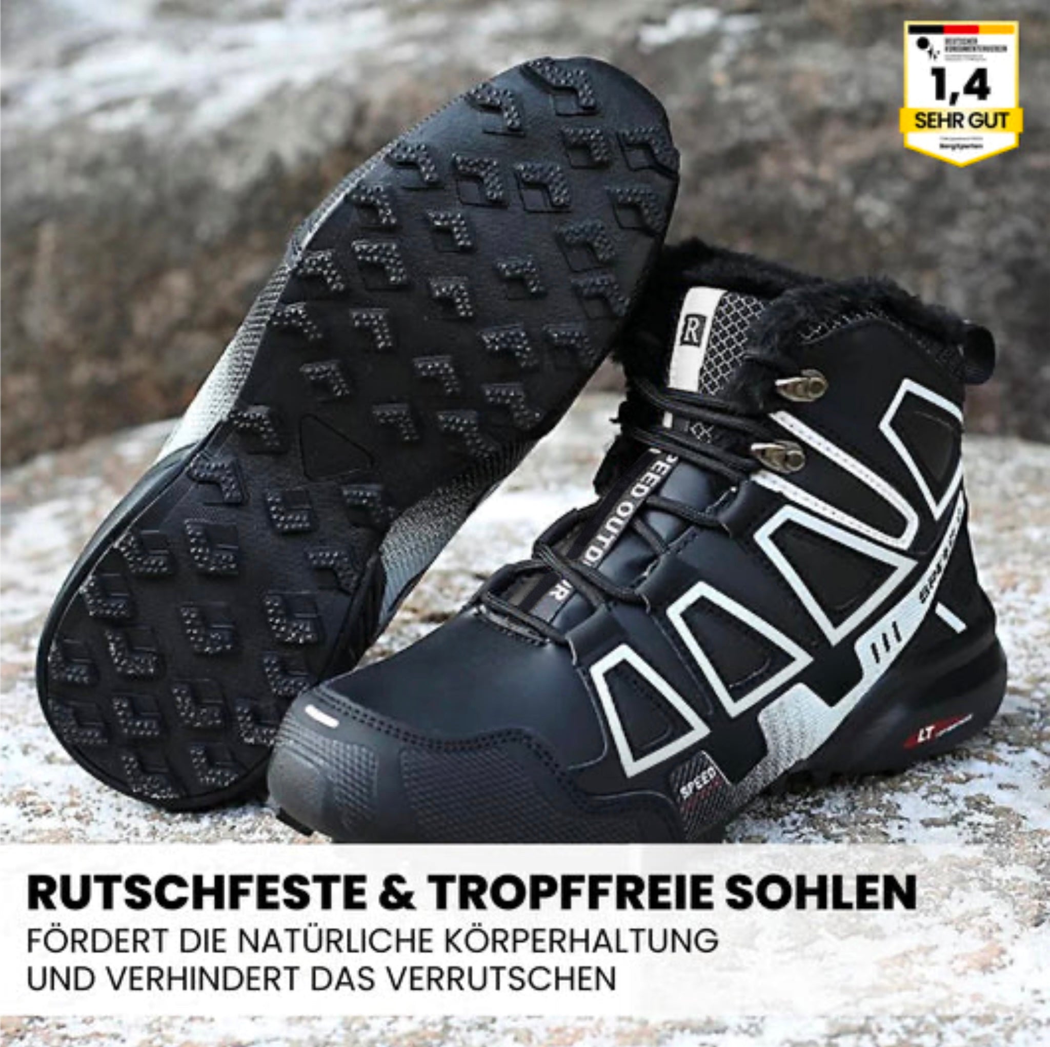 OrthoTrekking Pro - ergonomische schmerzlindernde Trekking u. Wanderschuhe