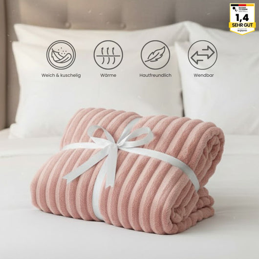 Kuschelwunder Deluxe – Extra Große Premium-Fleece-Decke