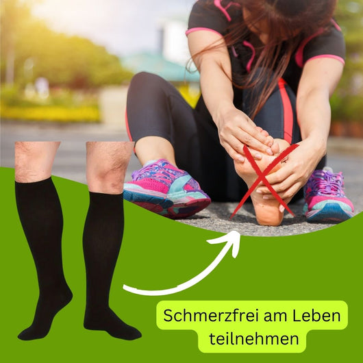 Caresocks orthopädische Kompressionsstrümpfe - verhindert Krampfadern & entlastet müde Füße - Sonderaktion