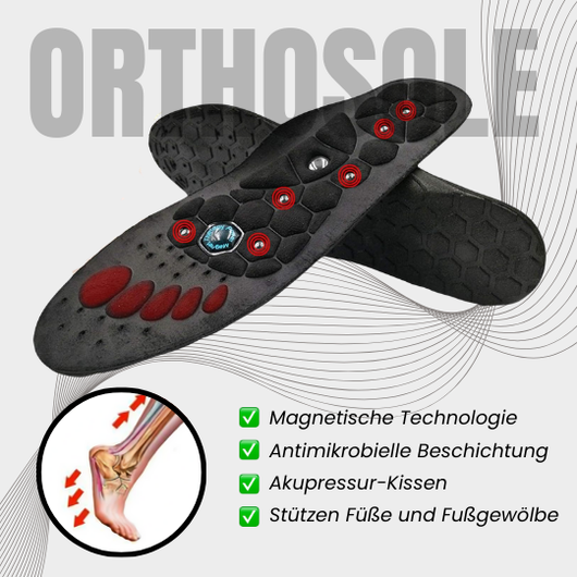 Orthosole - Erleichterung für schmerzende Füße - das Original