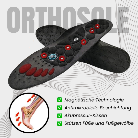 Orthosole - Erleichterung für schmerzende Füße - das Original