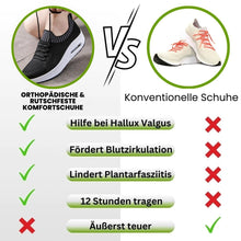 Lade das Bild in den Galerie-Viewer, Orthopädische &amp; rutschfeste Komfortschuhe zur Schmerzlinderung für Damen
