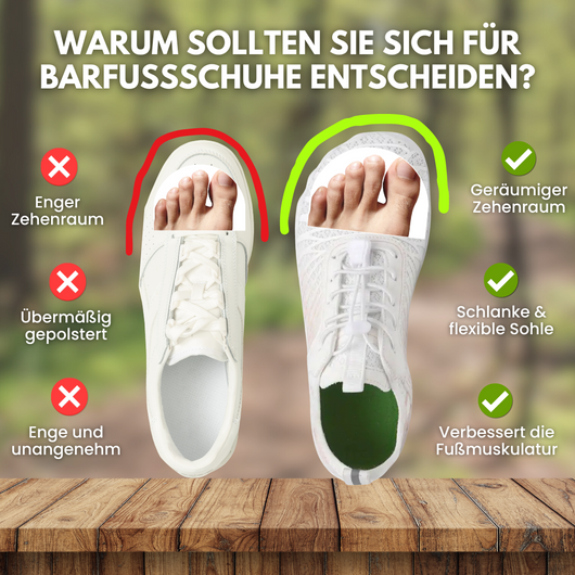 FloraX Pro - ergonomischer schmerzlindernder Barfußschuh