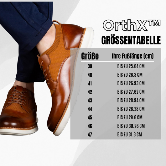 OrthX  - ergonomische schmerzlindernde Komfort-Schuhe