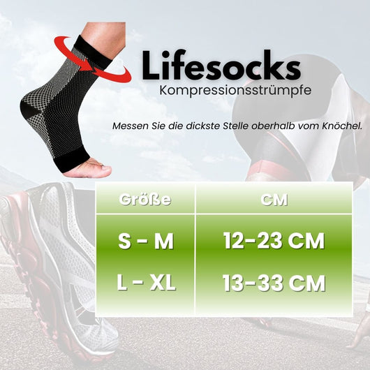 Lifesocken Kompressionssocken