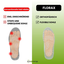 Lade das Bild in den Galerie-Viewer, Florax - ergonomische schmerzlindernde Komfort-Sandalen
