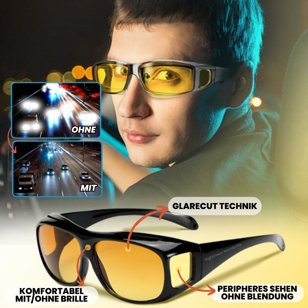 NightVision™ Nachtbrille - klares und besseres Sehen bei Nebel und Dunkelheit