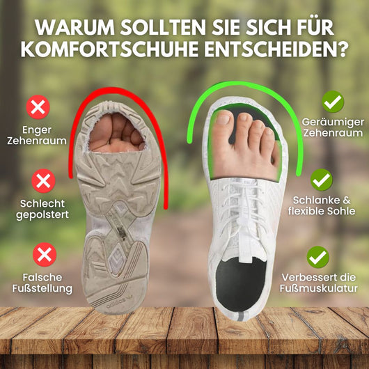 OrthoHealth - gesunde & schmerzlindernde Komfortschuhe - Unisex - Sonderaktion 1+1 Gratis