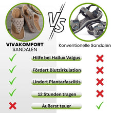 Lade das Bild in den Galerie-Viewer, VivaKomfort - ergonomische &amp; rutschfeste Sandalen zur Schmerzlinderung
