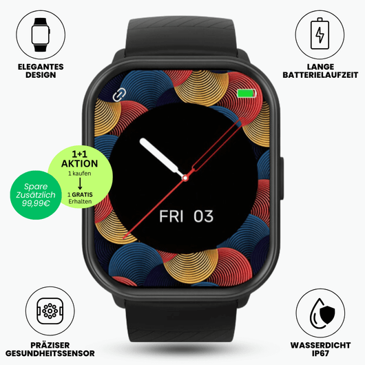 Fitpro Ultra Smartwatch für iOS/Android Handys - Sonderaktion 1+1 GRATIS