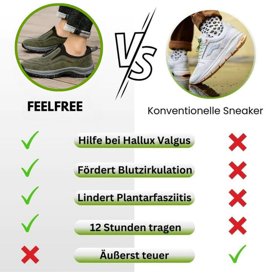 FeelFree – ergonomischer, wasserdichter & schmerzlindernder Schuh für Herbst und Winter