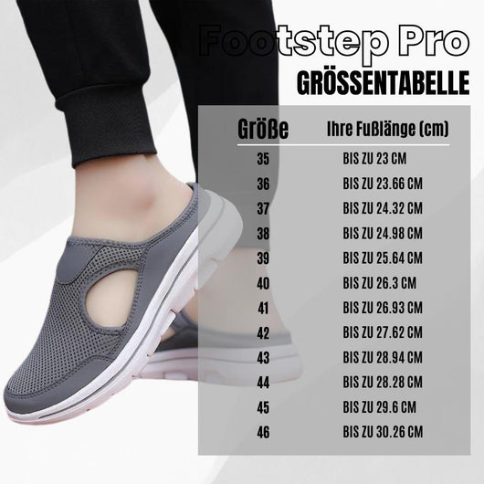 Footstep Pro - ergonomische schmerzlindernde Komfort-Schuhe - Sonderaktion 1+1 Gratis