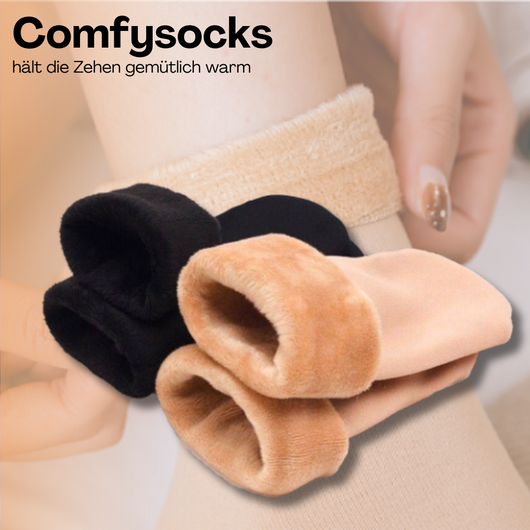 1+1 GratisAktion - Comfysocks Thermosocken - Unisex Einheitsgröße - für warme Fußmomente